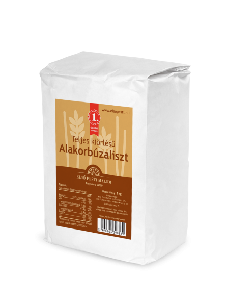 Els Pesti Malom Teljes kirls Alakor sbzaliszt 1 kg